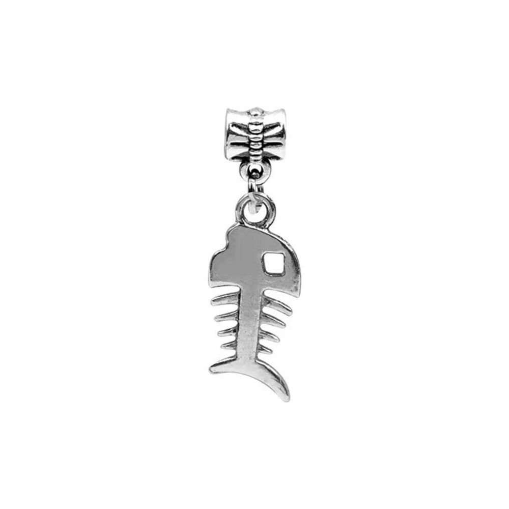 6960 20pcs Charms Fish Bones Alloy Pendants for DIY Craft Jewelry Earring